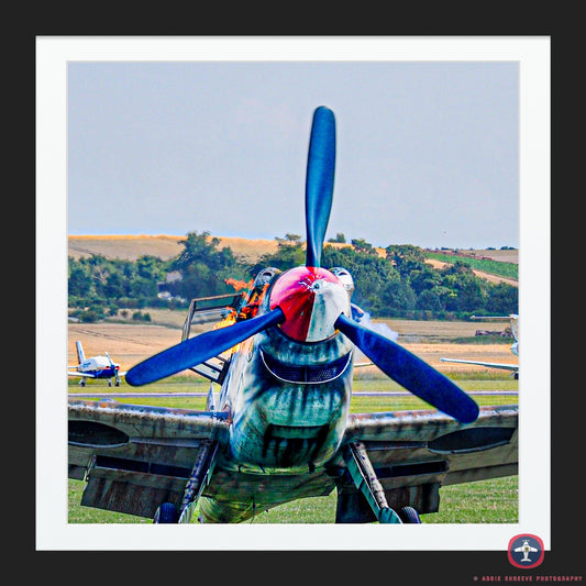 Messerschmitt BF 109 starting up
