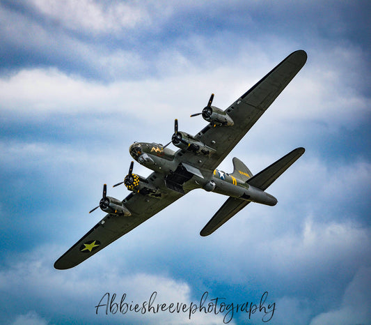 Sally B (B17) Bomb bay open